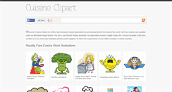 Desktop Screenshot of cuisineclipart.com